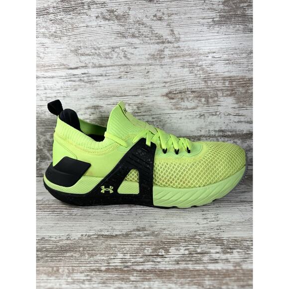 Men\'s Under Armour Project Rock 4 Quirky Lime Green Sneakers Sz 11 Athletic EUC! main image 11